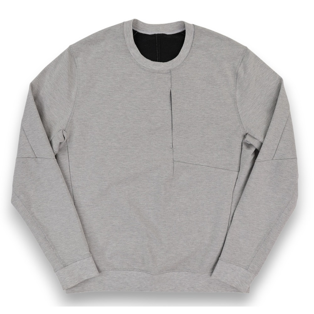 Lululemon City Sweat Crew Sweatshirt Men's Large Gray Athleisure Pullover